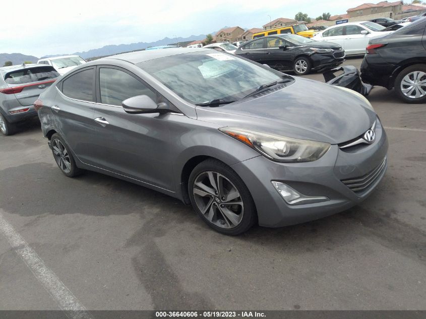 2014 HYUNDAI ELANTRA LIMITED - 5NPDH4AE6EH473181