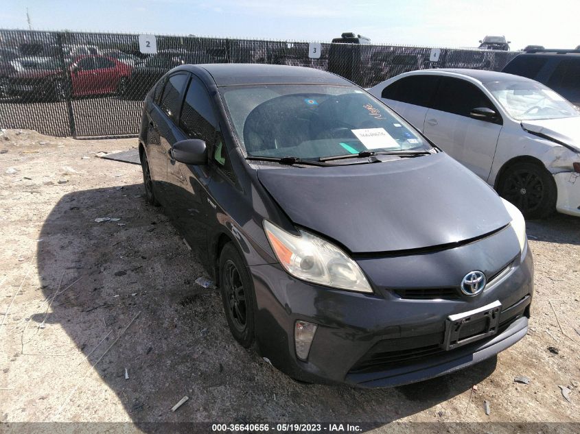 2013 TOYOTA PRIUS ONE/TWO/THREE/FOUR/FIVE - JTDKN3DU8D5661308