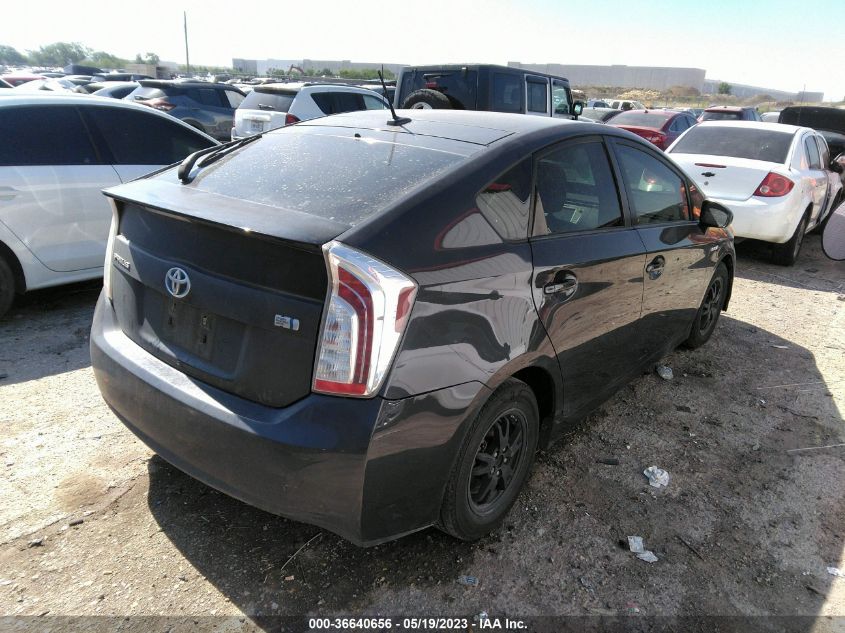 2013 TOYOTA PRIUS ONE/TWO/THREE/FOUR/FIVE - JTDKN3DU8D5661308