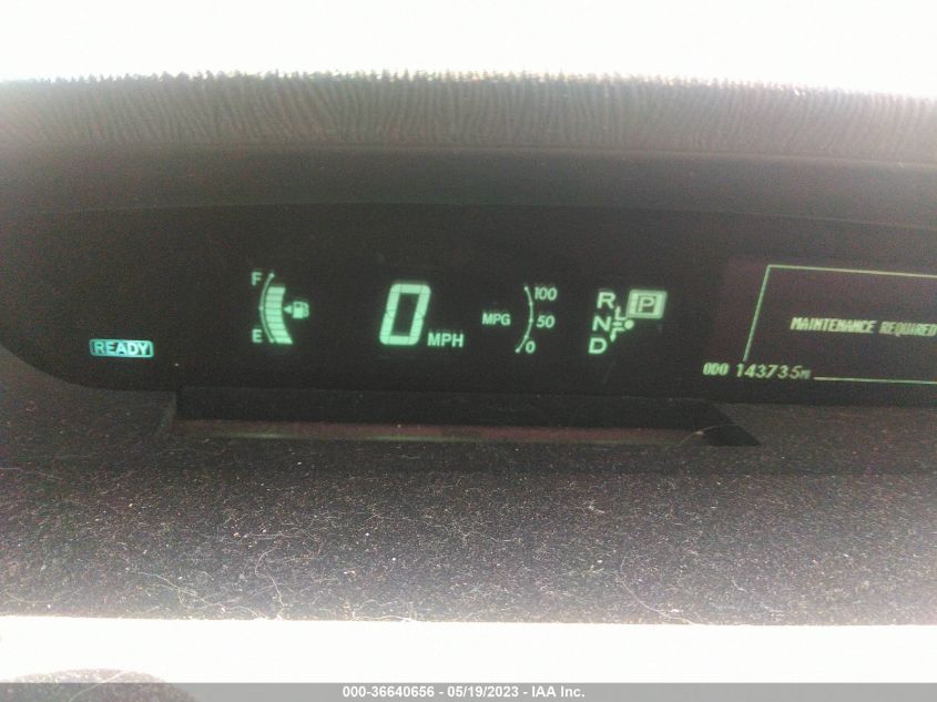 2013 TOYOTA PRIUS ONE/TWO/THREE/FOUR/FIVE - JTDKN3DU8D5661308
