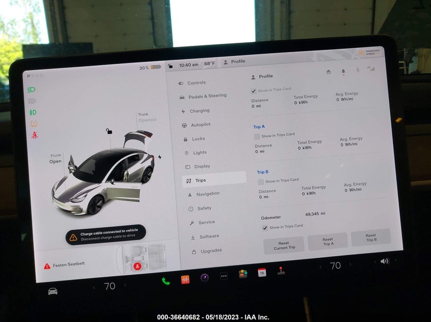 VIN 5YJ3E1EBXKF384890 2019 TESLA MODEL 3 LONG RANGE/PERFORMANCE
