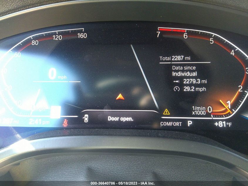 2023 BMW X4 XDRIVE30I - 5UX33DT05P9P95221