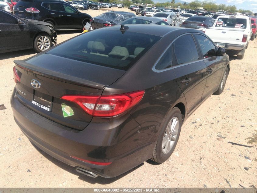 2015 HYUNDAI SONATA 2.4L SE - 5NPE24AF5FH145430