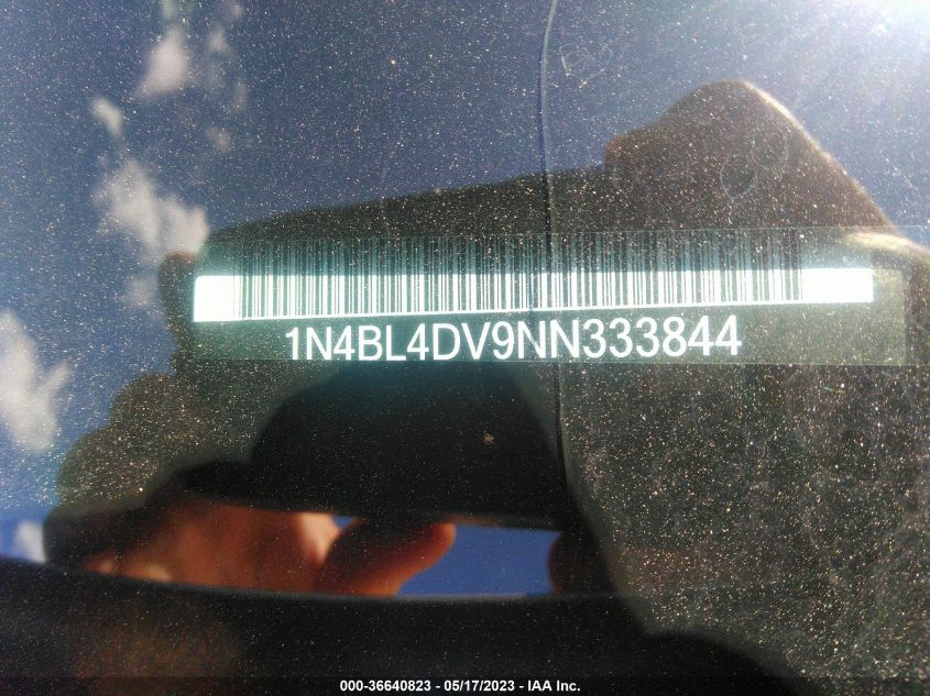 2022 NISSAN ALTIMA 2.5 SV - 1N4BL4DV9NN333844