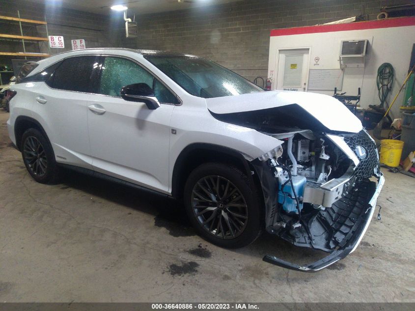 2022 LEXUS RX RX 450H F SPORT HANDLING - 2T2YGMDA7NC086800