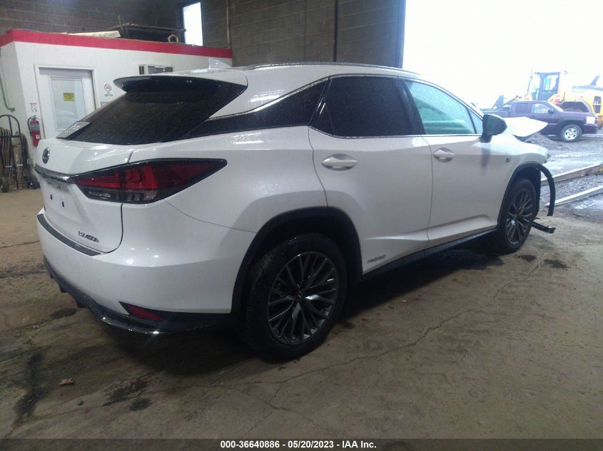 2022 LEXUS RX RX 450H F SPORT HANDLING - 2T2YGMDA7NC086800