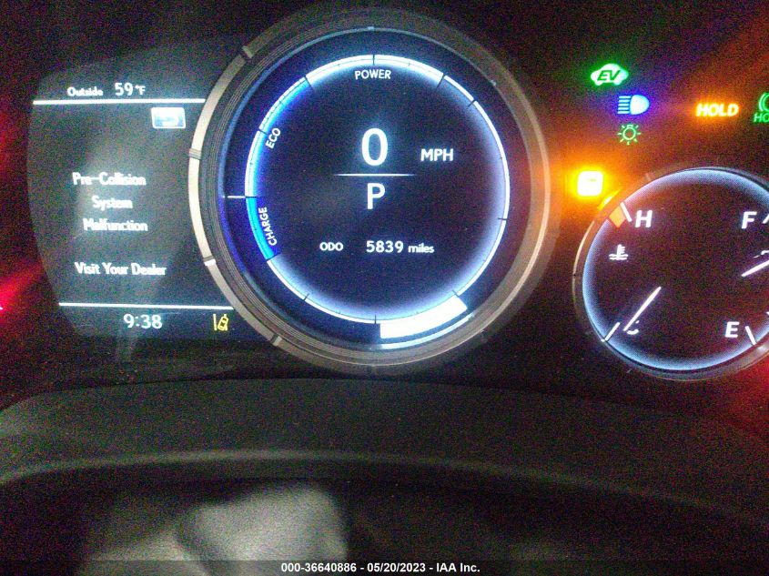 2022 LEXUS RX RX 450H F SPORT HANDLING - 2T2YGMDA7NC086800