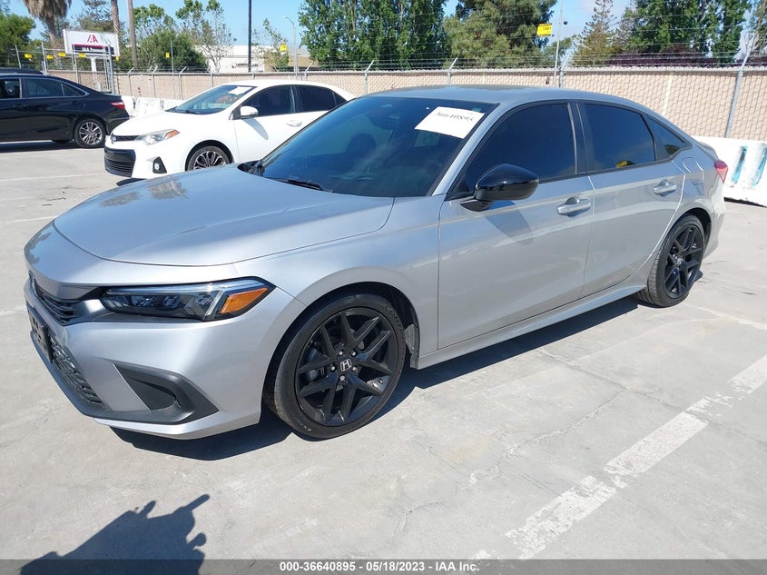 VIN 2HGFE2F53NH506100 2022 HONDA CIVIC SEDAN SPORT