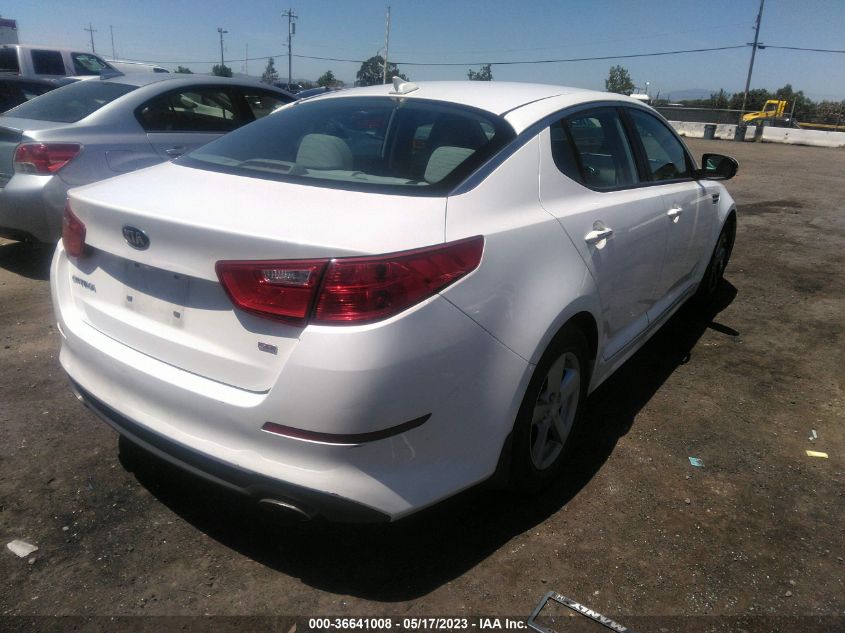 2015 KIA OPTIMA LX - KNAGM4A78F5662763