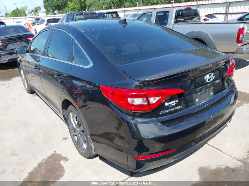 2016 HYUNDAI SONATA 2.4L SE - 5NPE24AF4GH358189