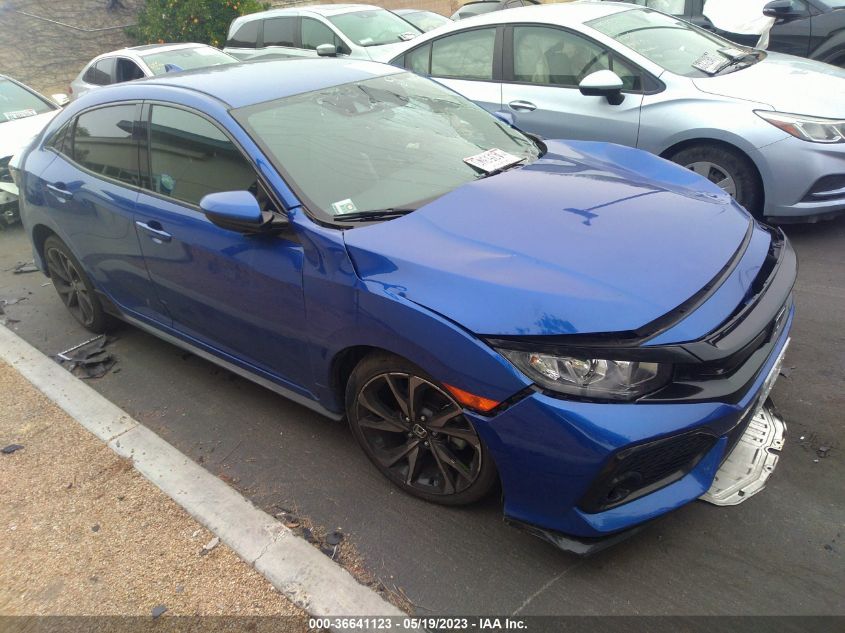 2019 HONDA CIVIC HATCHBACK SPORT - SHHFK7H42KU419877