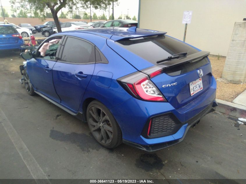 2019 HONDA CIVIC HATCHBACK SPORT - SHHFK7H42KU419877