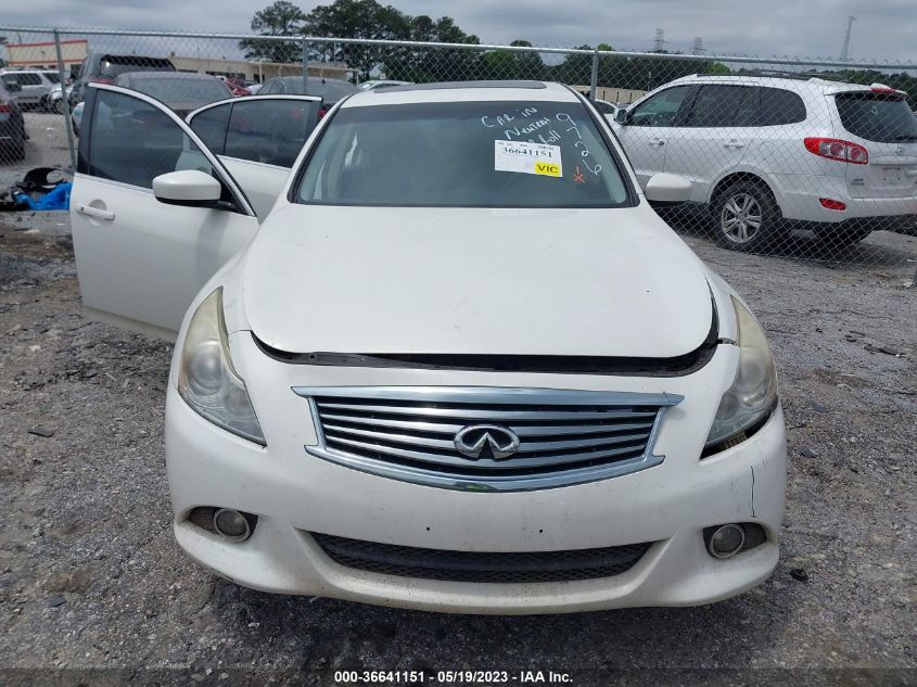 2013 INFINITI G37 SEDAN X - JN1CV6AR3DM759726