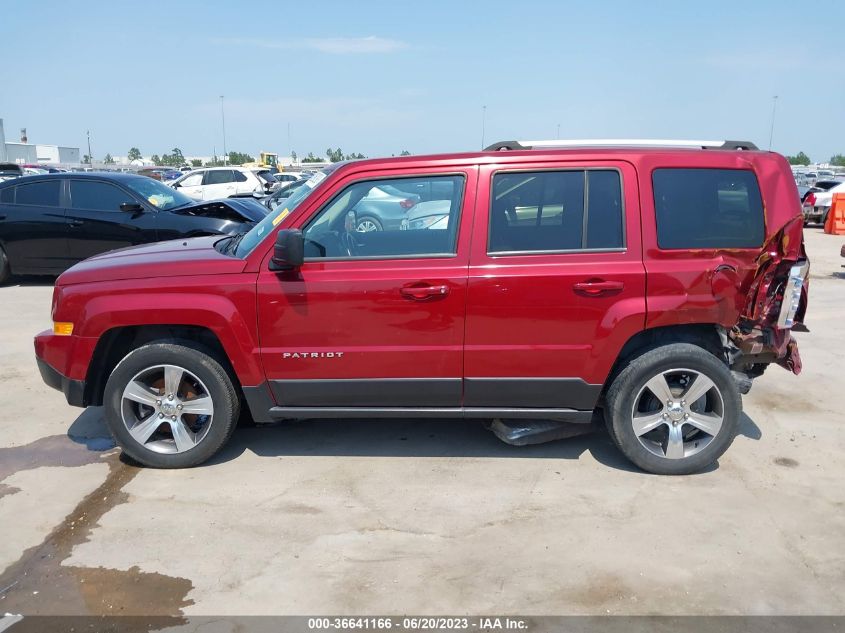 2016 JEEP PATRIOT HIGH ALTITUDE EDITION - 1C4NJPFA4GD536612