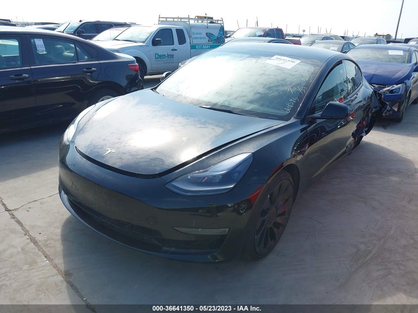 VIN 5YJ3E1EC8NF265331 2022 TESLA MODEL 3 PERFORMANCE