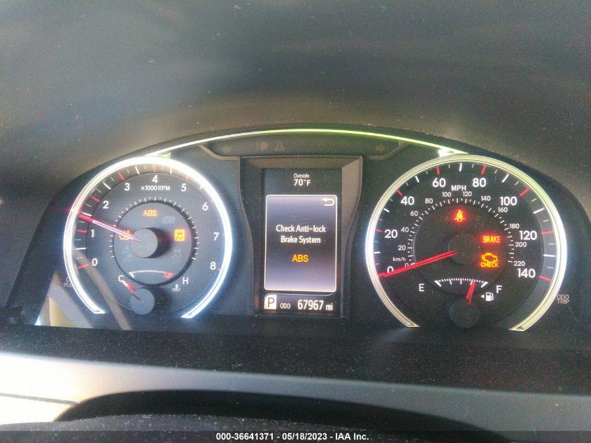 2017 TOYOTA CAMRY XLE/SE/LE/XSE - 4T1BF1FK9HU410172