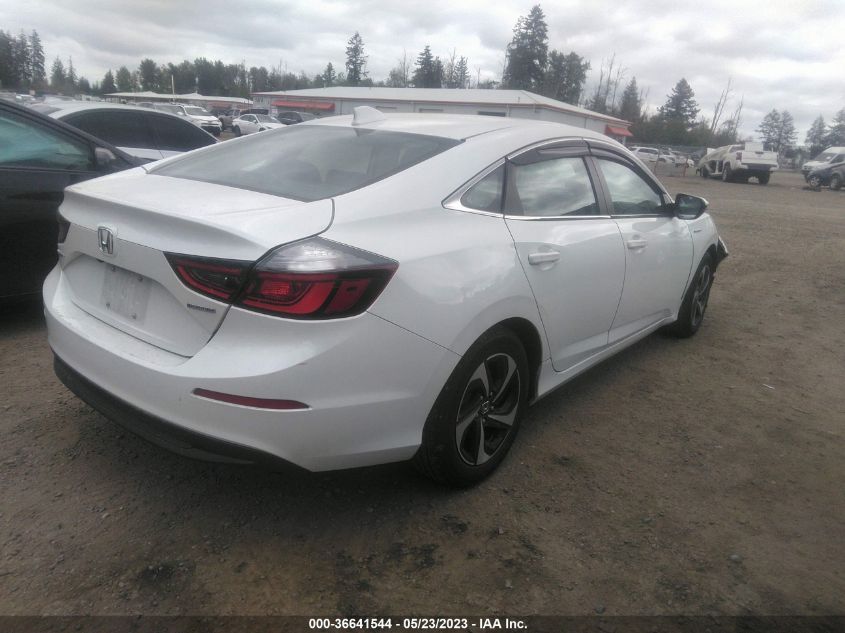 2022 HONDA INSIGHT EX 19XZE4F56NE012140