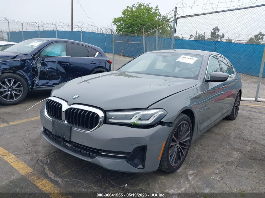 VIN WBA53BH07MWW93016 2021 BMW 5 SERIES 530I