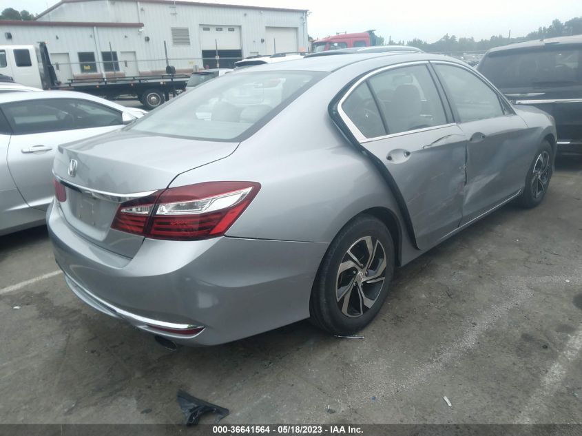 2016 HONDA ACCORD SEDAN LX - 1HGCR2F31GA156697