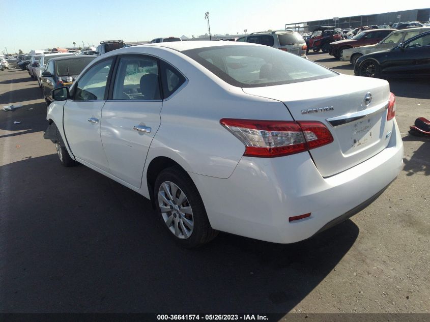 2014 NISSAN SENTRA S - 3N1AB7AP0EL645781