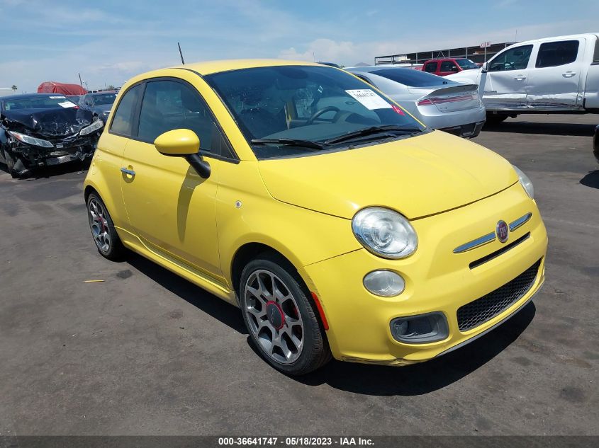 2013 FIAT 500 SPORT - 3C3CFFBR2DT740026