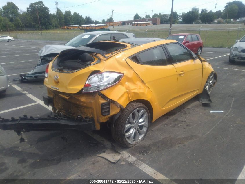 2013 HYUNDAI VELOSTER W/BLACK INT - KMHTC6ADXDU093273