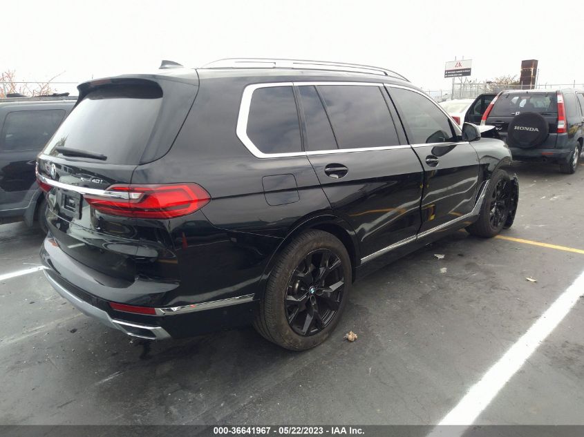 2021 BMW X7 XDRIVE40I - 5UXCW2C04M9F92086