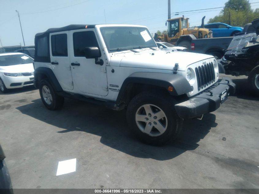 2017 JEEP WRANGLER UNLIMITED SPORT - 1C4BJWDG4HL691821