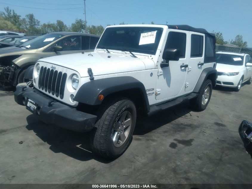 2017 JEEP WRANGLER UNLIMITED SPORT - 1C4BJWDG4HL691821
