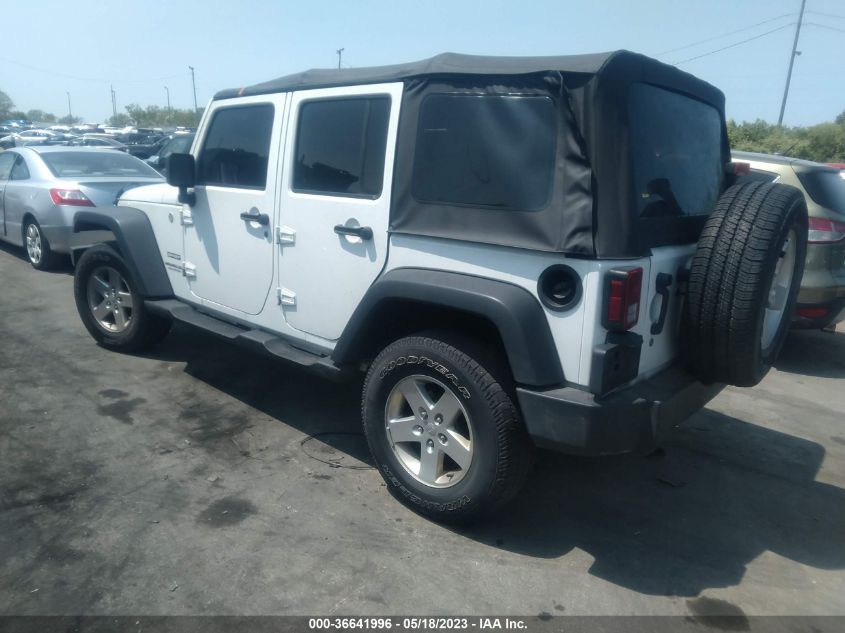 2017 JEEP WRANGLER UNLIMITED SPORT - 1C4BJWDG4HL691821