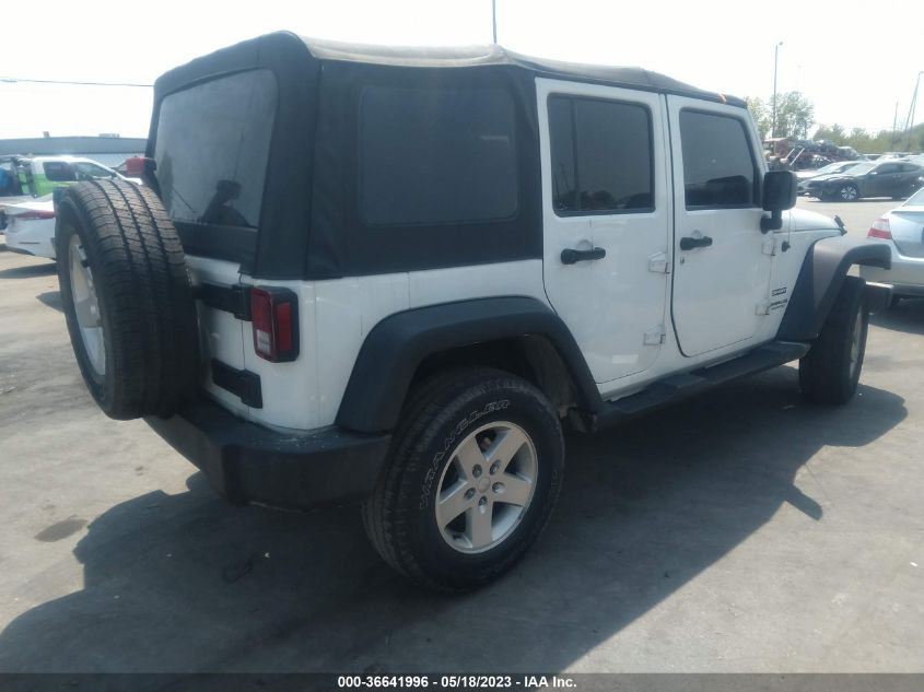 2017 JEEP WRANGLER UNLIMITED SPORT - 1C4BJWDG4HL691821