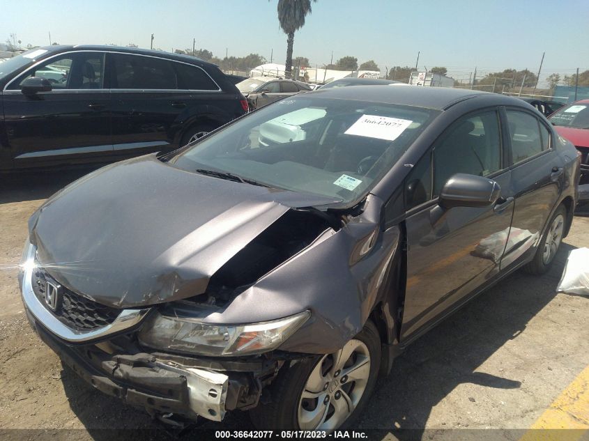 2015 HONDA CIVIC SEDAN LX - 19XFB2F55FE271848