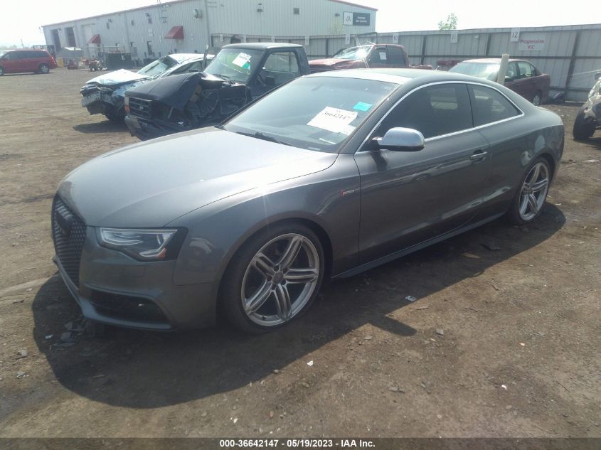 2014 AUDI S5 PREMIUM PLUS WAUGGAFR5EA017008