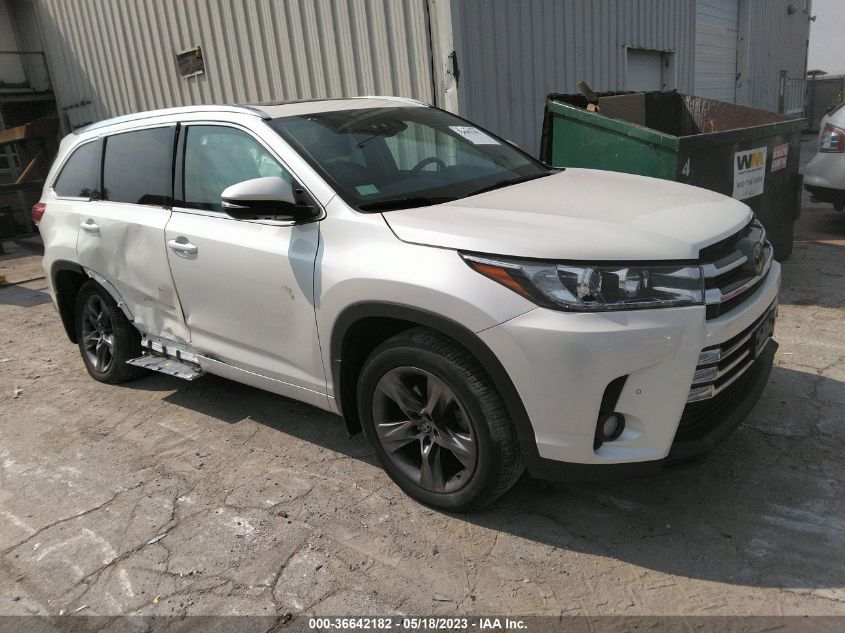 2018 TOYOTA HIGHLANDER LIMITED - 5TDDZRFH8JS903424