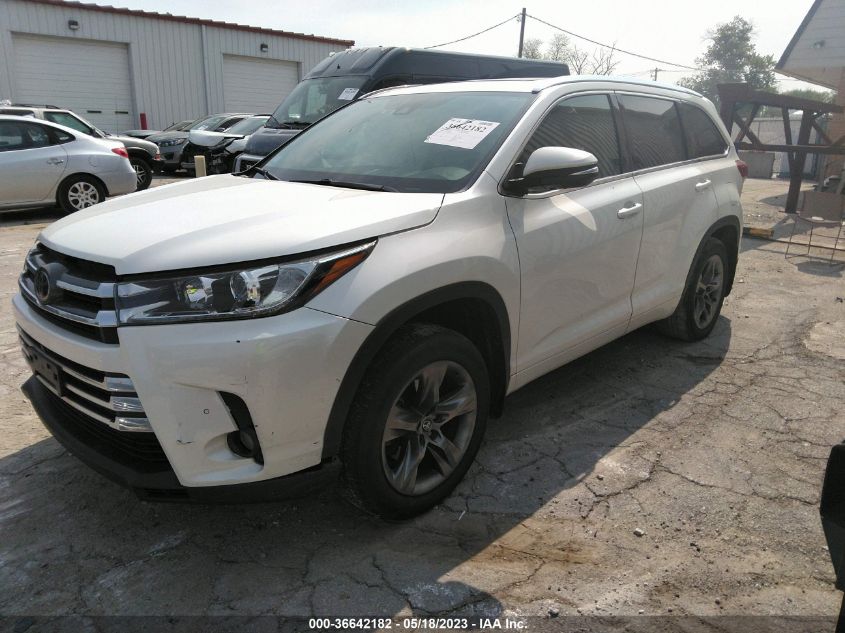 2018 TOYOTA HIGHLANDER LIMITED - 5TDDZRFH8JS903424