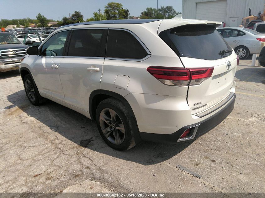 2018 TOYOTA HIGHLANDER LIMITED - 5TDDZRFH8JS903424