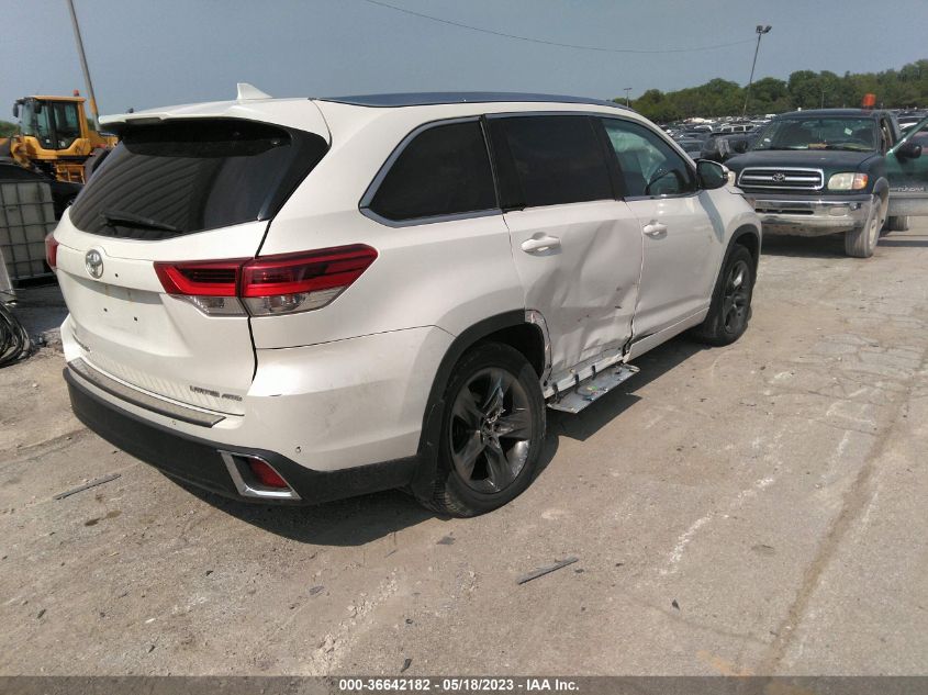 2018 TOYOTA HIGHLANDER LIMITED - 5TDDZRFH8JS903424