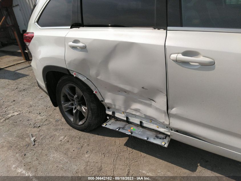 2018 TOYOTA HIGHLANDER LIMITED - 5TDDZRFH8JS903424