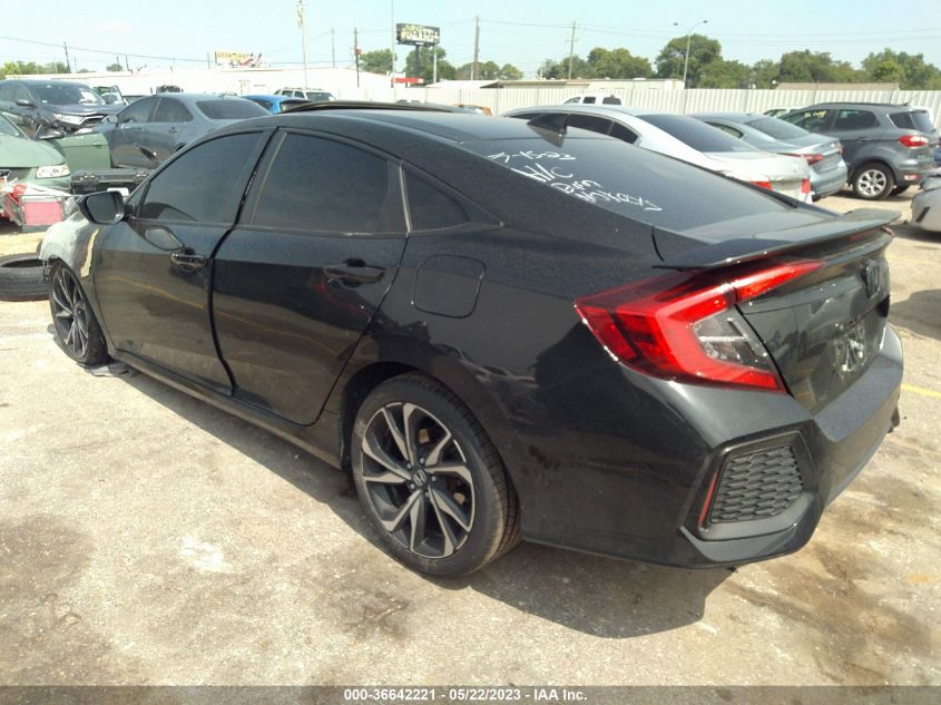 2019 HONDA CIVIC SI SEDAN - 2HGFC1E53KH701868