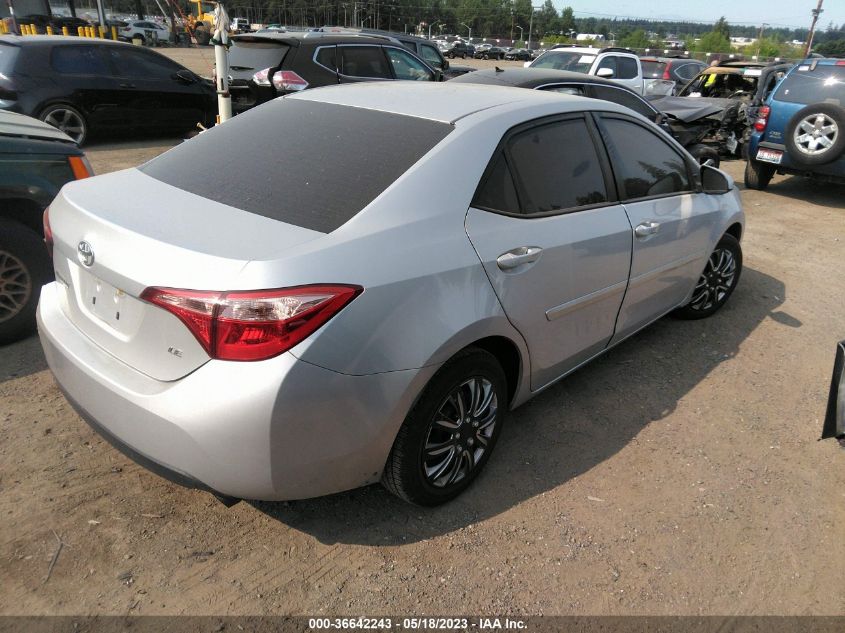 2017 TOYOTA COROLLA L/LE/XLE/SE - 2T1BURHE7HC894274