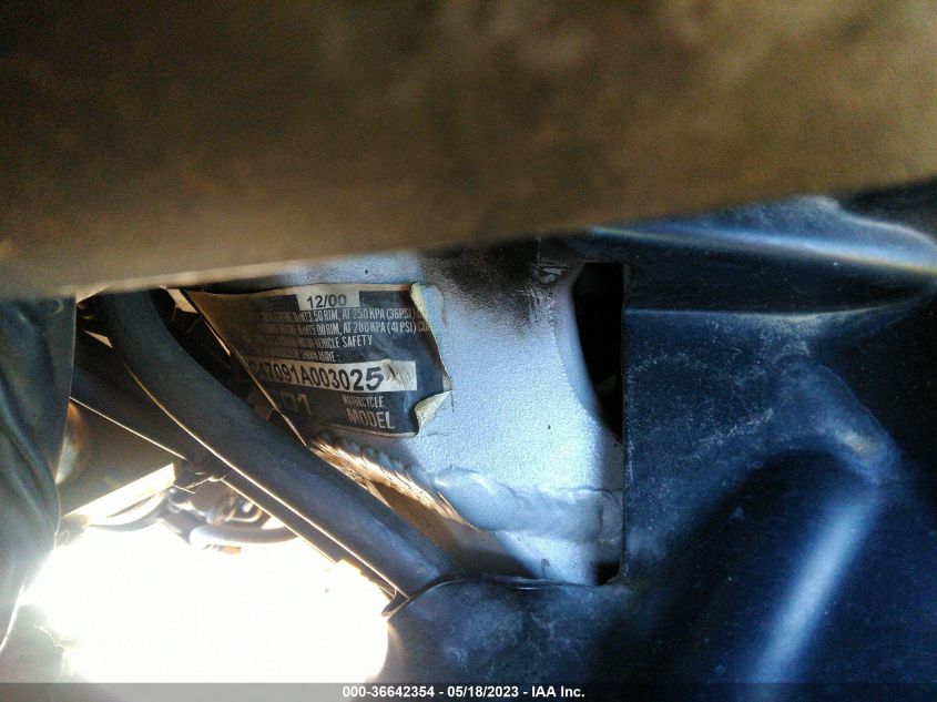2001 HONDA GL1800 1HFSC47091A003025