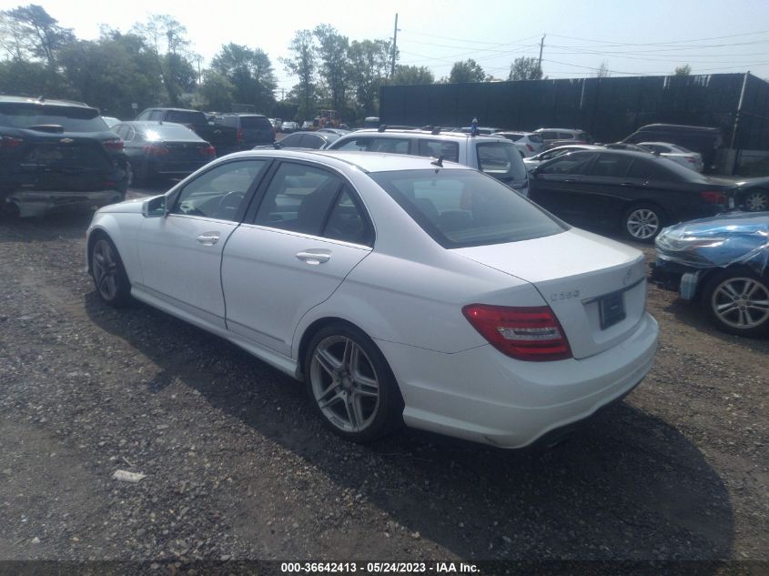 2013 MERCEDES-BENZ C-CLASS C 250 - WDDGF4HB9DA748701