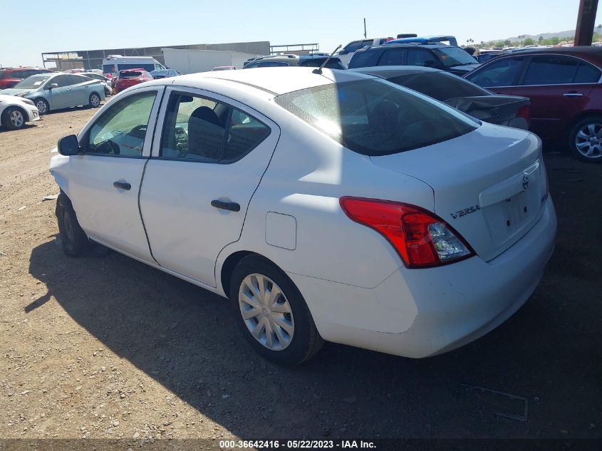2014 NISSAN VERSA S - 3N1CN7AP3EL815471