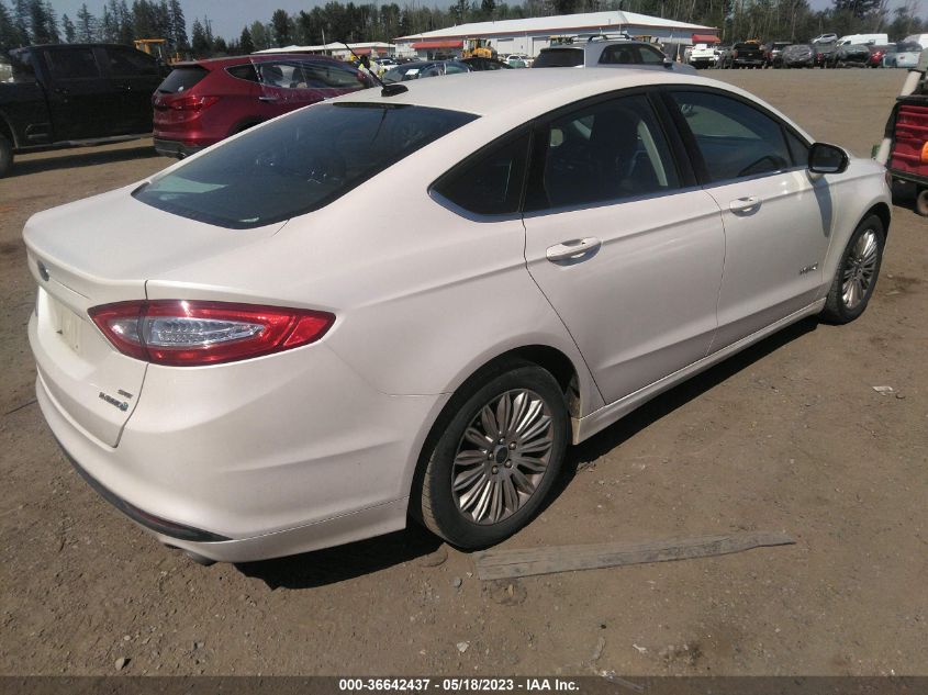 2014 FORD FUSION SE HYBRID - 3FA6P0LU0ER334398