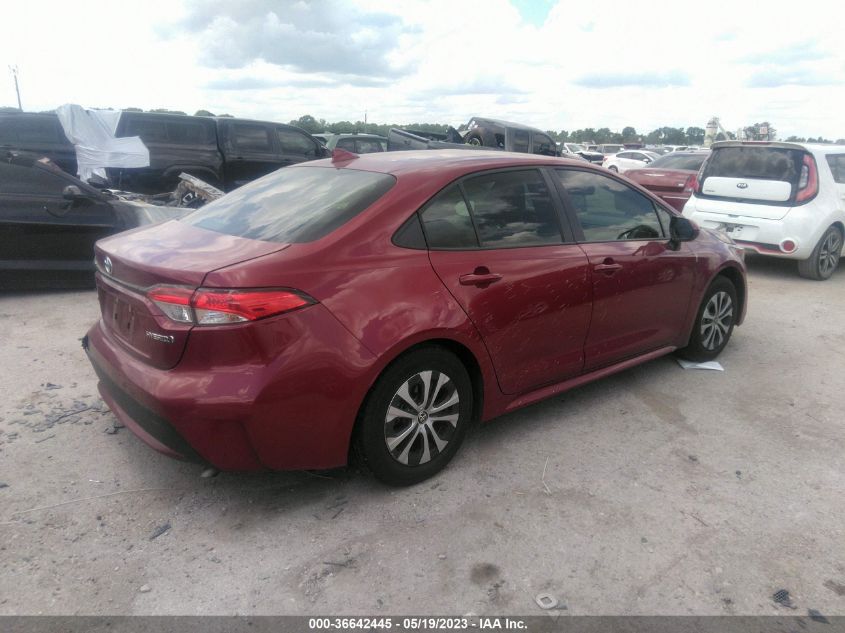 2022 TOYOTA COROLLA HYBRID LE - JTDEAMDE2NJ058080