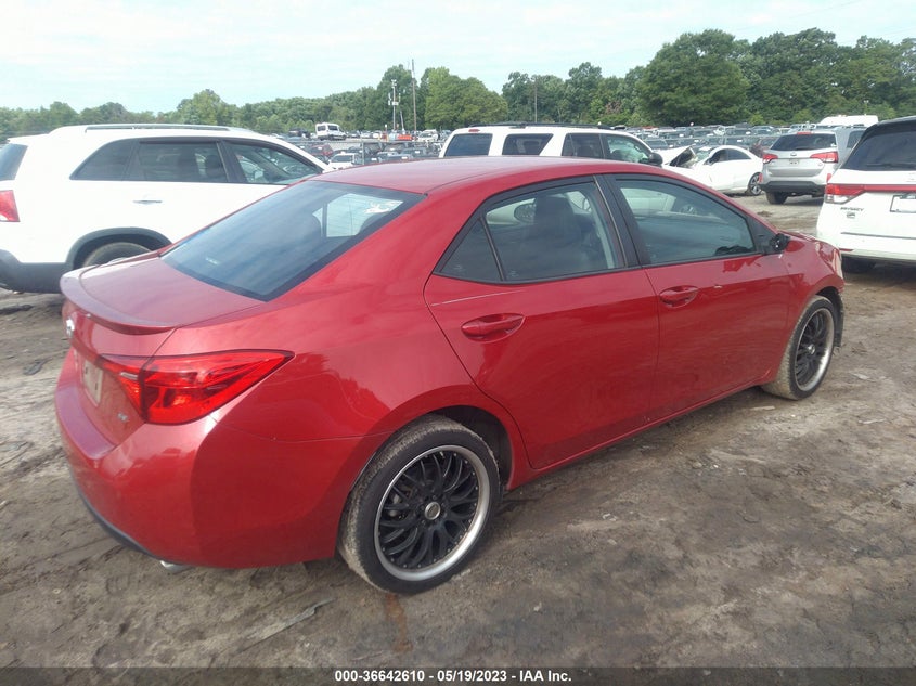 VIN 2T1BURHEXJC025562 2018 TOYOTA COROLLA L/LE/XLE/SE/XSE