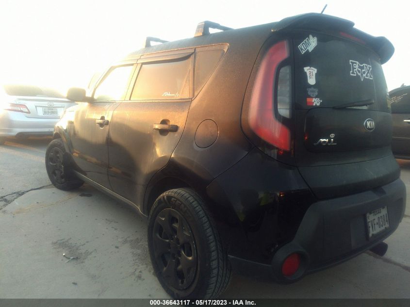 2015 KIA SOUL BASE - KNDJN2A28F7193614