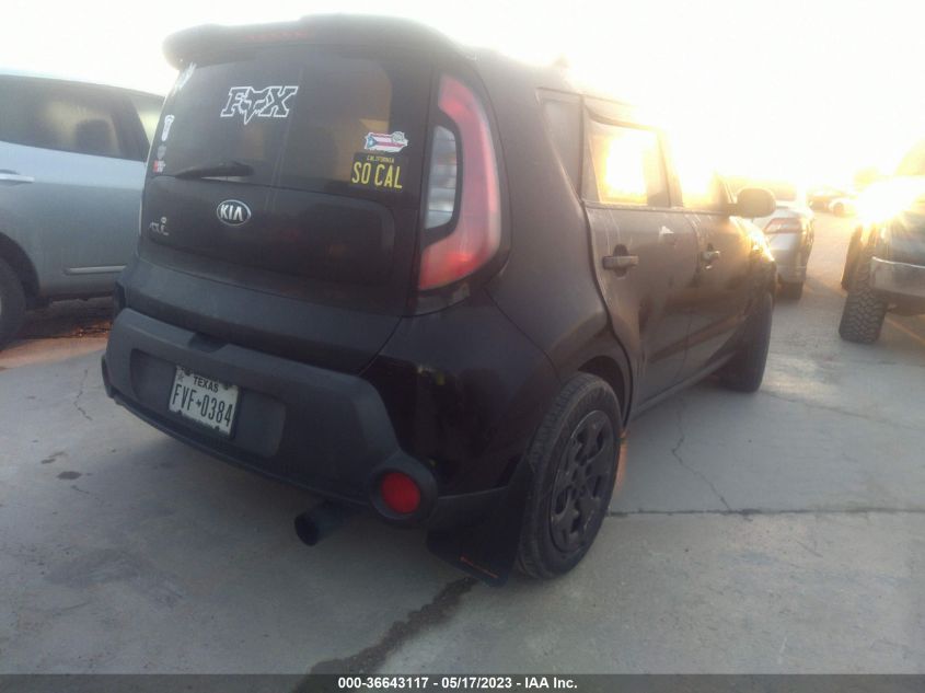 2015 KIA SOUL BASE - KNDJN2A28F7193614