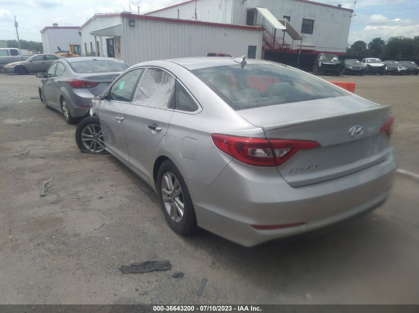 2016 HYUNDAI SONATA 2.4L SE - 5NPE24AF9GH376445