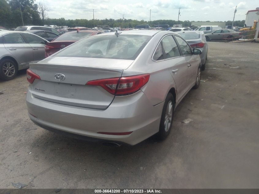 2016 HYUNDAI SONATA 2.4L SE - 5NPE24AF9GH376445